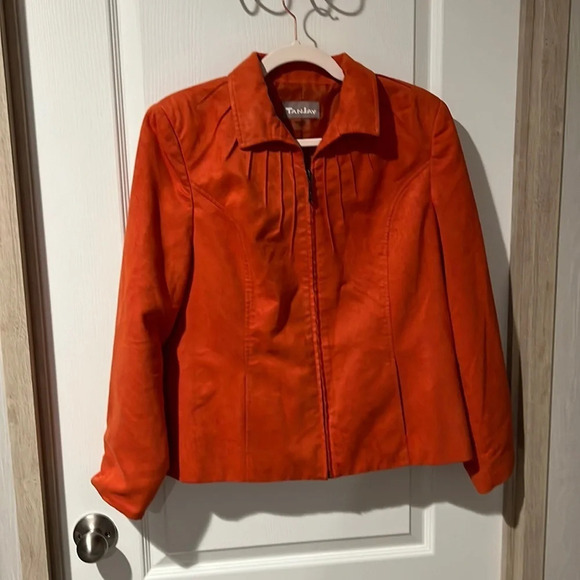TanJay women’s orange blazer - Picture 1 of 4
